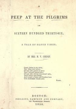 A Peep at the Pilgrims in Sixteen Hundred and Thirty Six