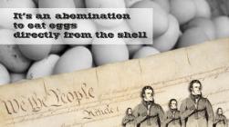 Proper Method of Eating Eggs