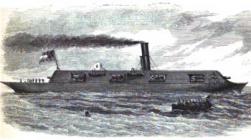The War Steamer "Merrimac" Raised and Converted Into a Battering Ram